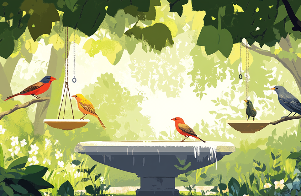 How Bird Feeders Help Birds Thrive in Every Season